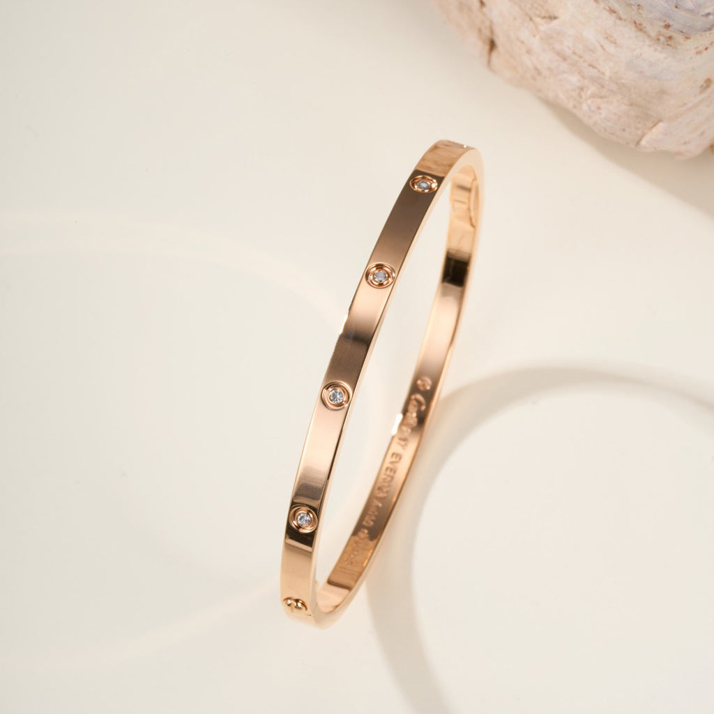 [Noble Aura jewelry]LOVE BRACELET 3.65MM 10 DIAMONDS