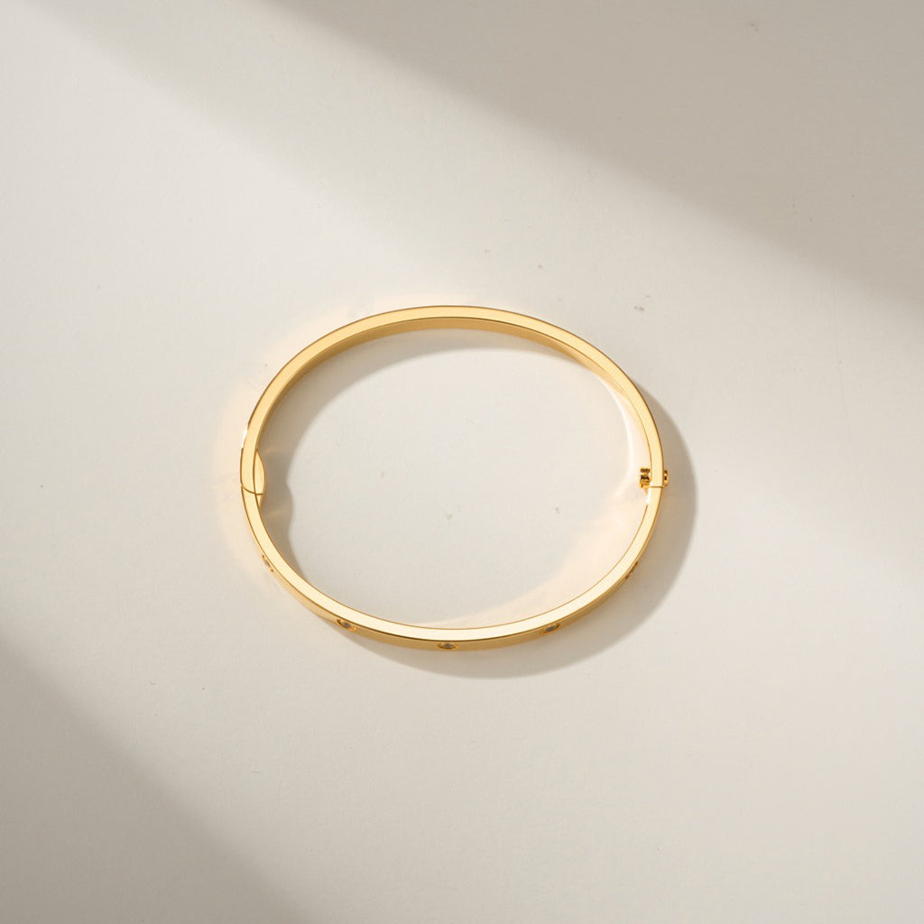[Noble Aura jewelry]LOVE BRACELET 3.65MM 10 DIAMONDS
