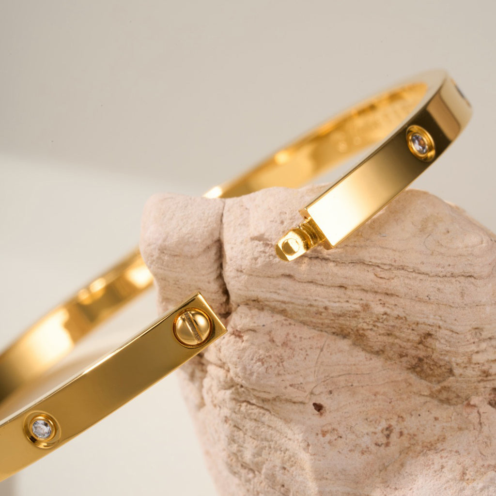 [Noble Aura jewelry]LOVE BRACELET 3.65MM 10 DIAMONDS