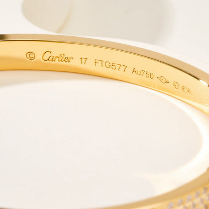 [Noble Aura jewelry]LOVE BRACELET 4.8MM DIAMOND-PAVED