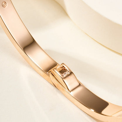 [Noble Aura jewelry]LOVE BRACELET 4.8MM DIAMOND-PAVED