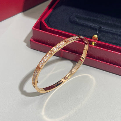 [Noble Aura jewelry]LOVE BRACELET 3.65MM DIAMOND-PAVED