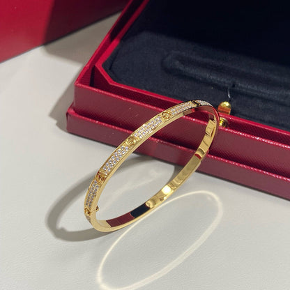 [Noble Aura jewelry]LOVE BRACELET 3.65MM DIAMOND-PAVED