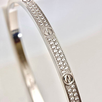 [Noble Aura jewelry]LOVE BRACELET 3.65MM DIAMOND-PAVED