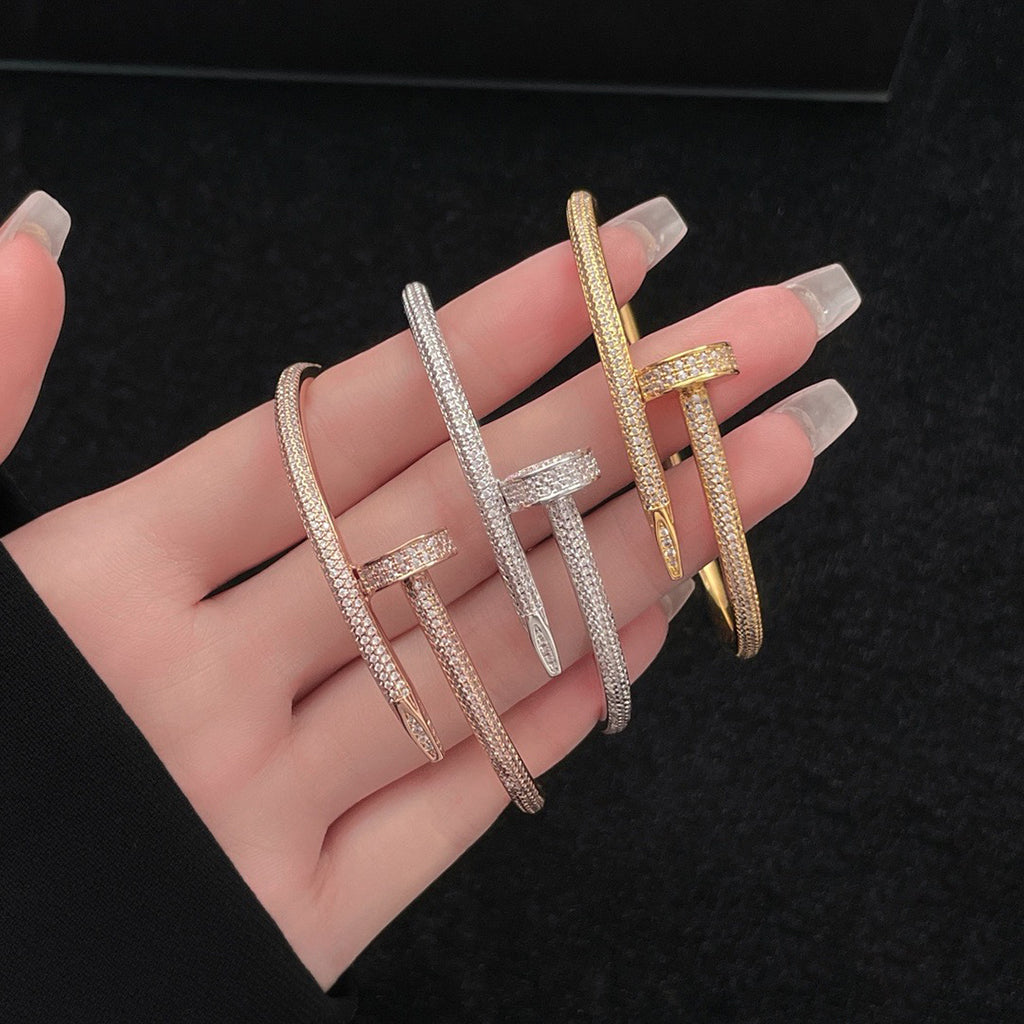 [Noble Aura jewelry]JUSTE BRACELET 3.5MM ALL DIAMONDS