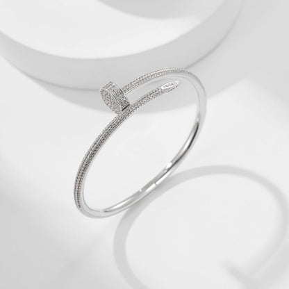 [Noble Aura jewelry]JUSTE BRACELET 3.5MM ALL DIAMONDS