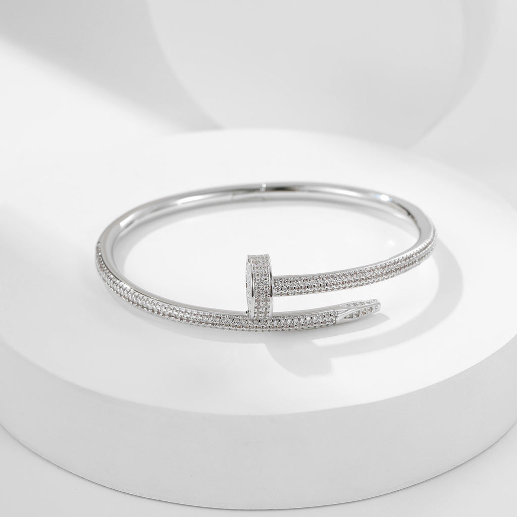 [Noble Aura jewelry]JUSTE BRACELET 3.5MM ALL DIAMONDS