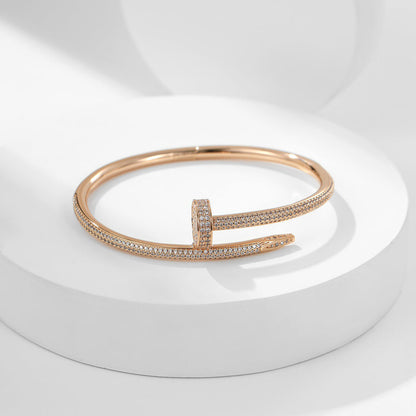 [Noble Aura jewelry]JUSTE BRACELET 3.5MM ALL DIAMONDS