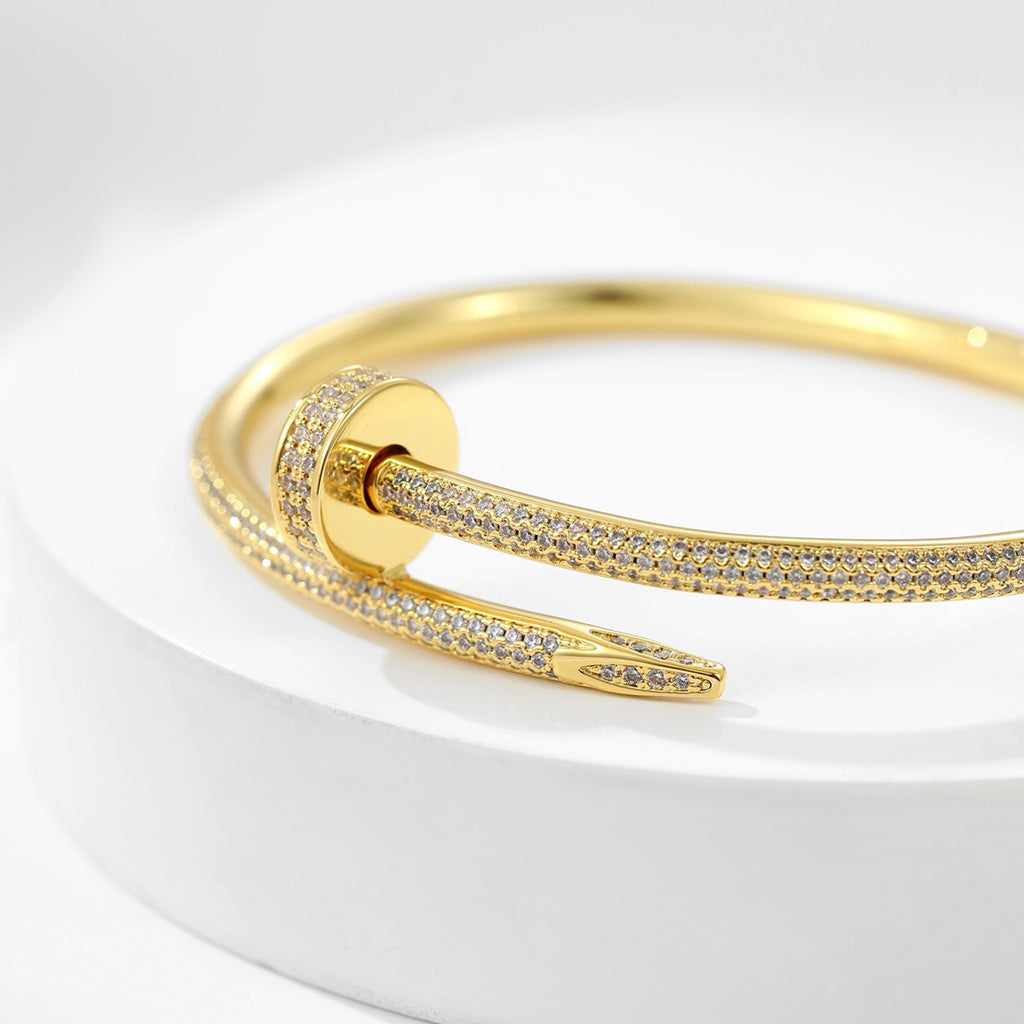 [Noble Aura jewelry]JUSTE BRACELET 3.5MM ALL DIAMONDS