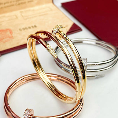 [Noble Aura jewelry]JUSTE BRACELET 3.5MM DOUBLE ROW DIAMOND