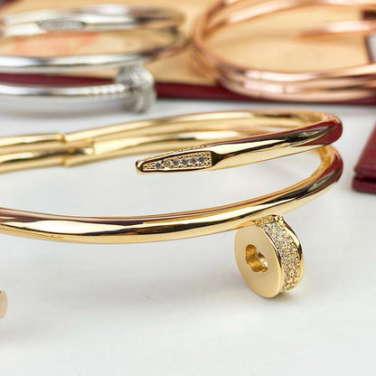 [Noble Aura jewelry]JUSTE BRACELET 3.5MM DOUBLE ROW DIAMOND