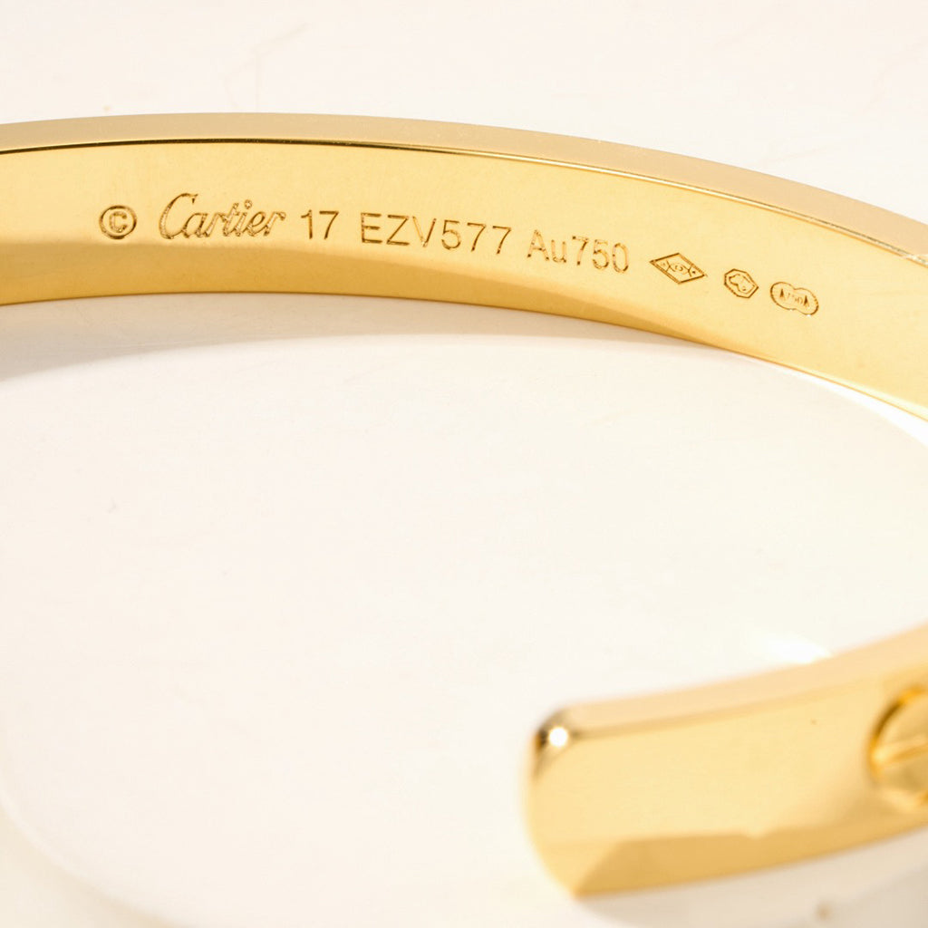 [Noble Aura jewelry]LOVE BRACELET 6.1MM OPEN CUFF