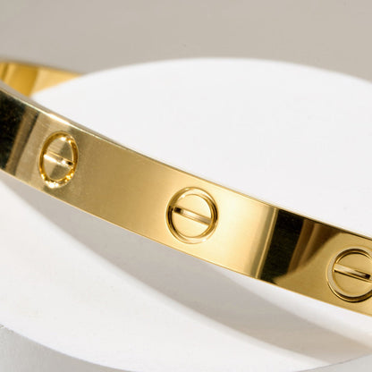 [Noble Aura jewelry]LOVE BRACELET 6.1MM OPEN CUFF