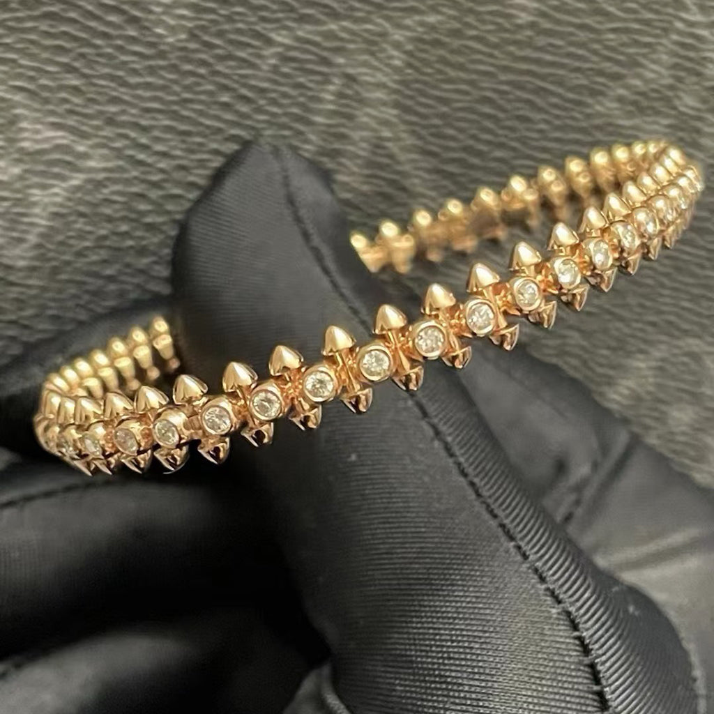 [Noble Aura jewelry]CLASH  BRACELET 8MM DIAMONDS