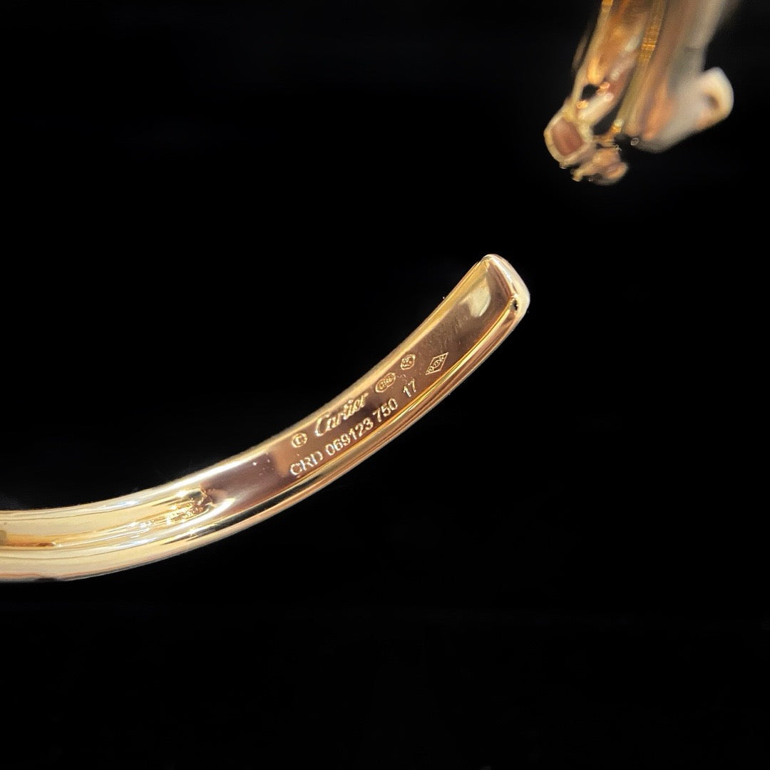 [Noble Aura jewelry]PANTHERE OPEN BRACELET
