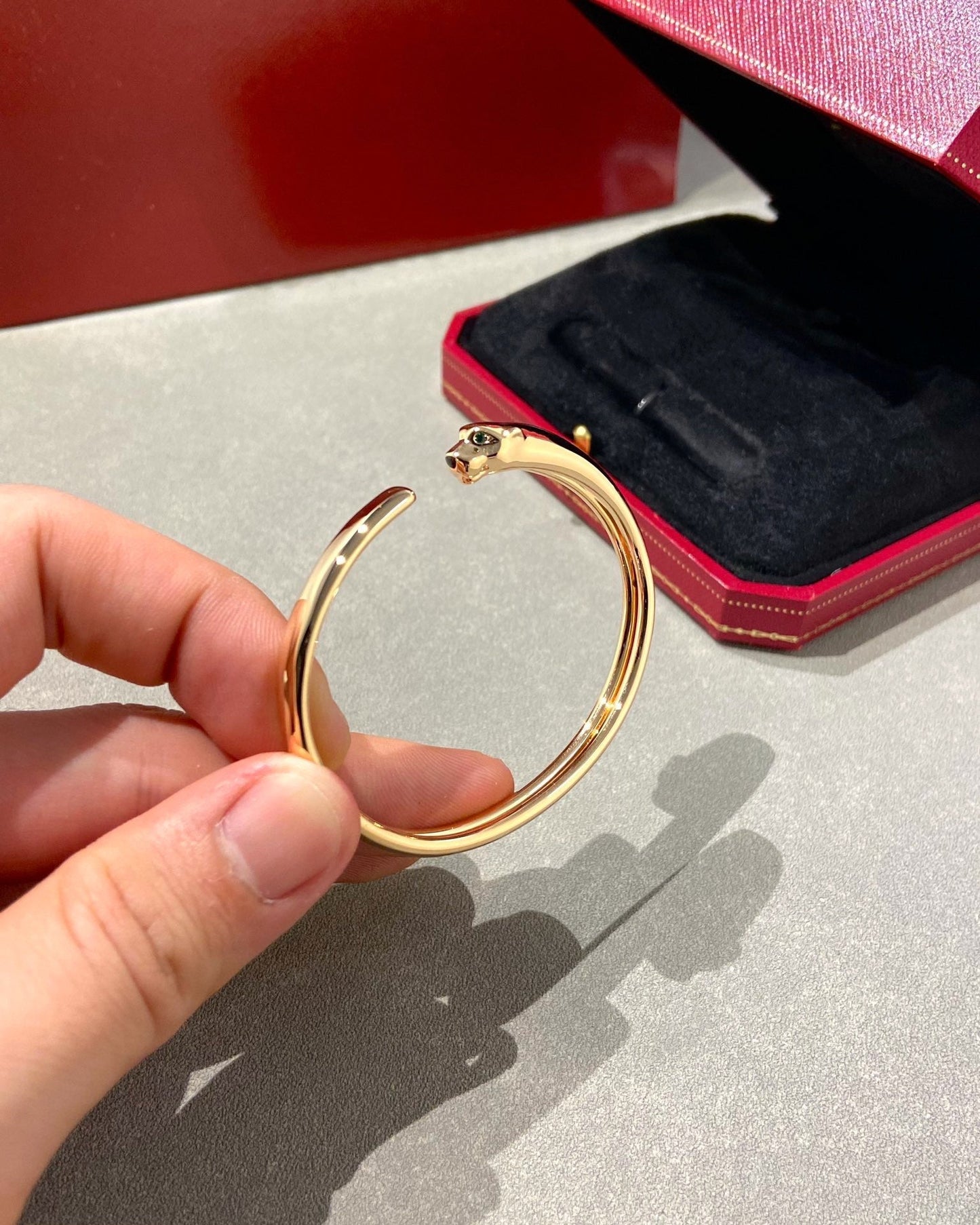 [Noble Aura jewelry]PANTHERE OPEN BRACELET