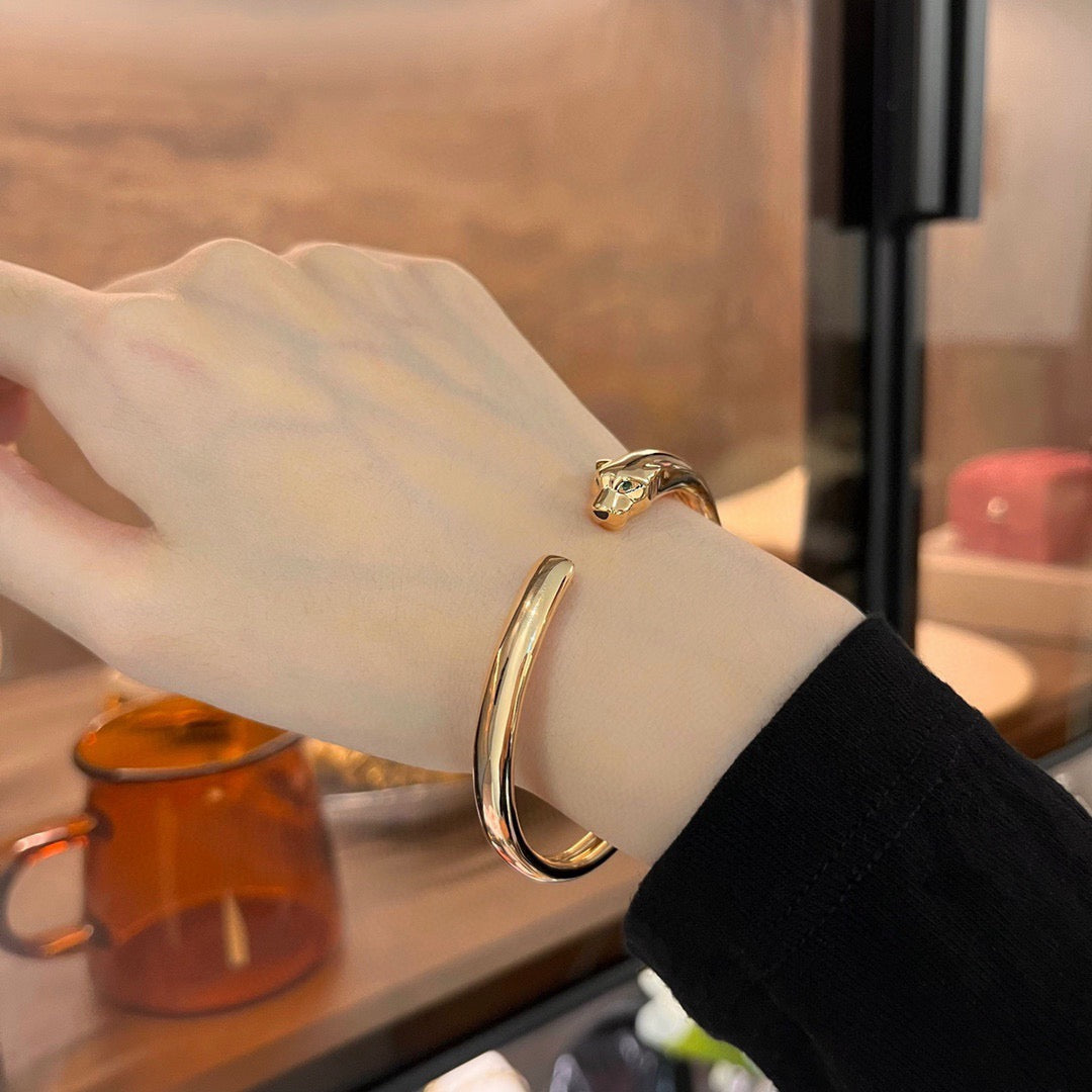 [Noble Aura jewelry]PANTHERE OPEN BRACELET
