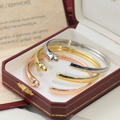[Noble Aura jewelry]PANTHERE OPEN BRACELET