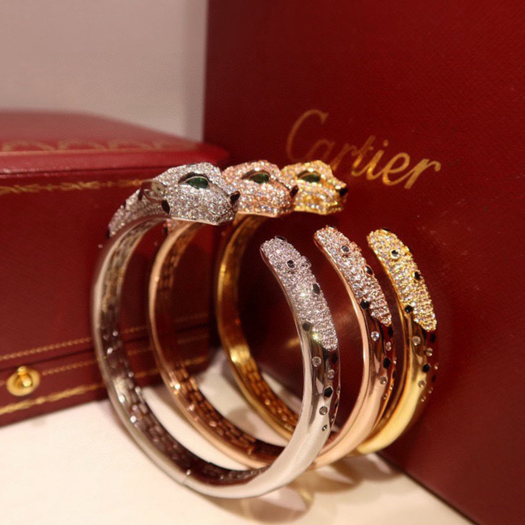 [Noble Aura jewelry]PANTHERE BIG BRACELET DIAMONDS