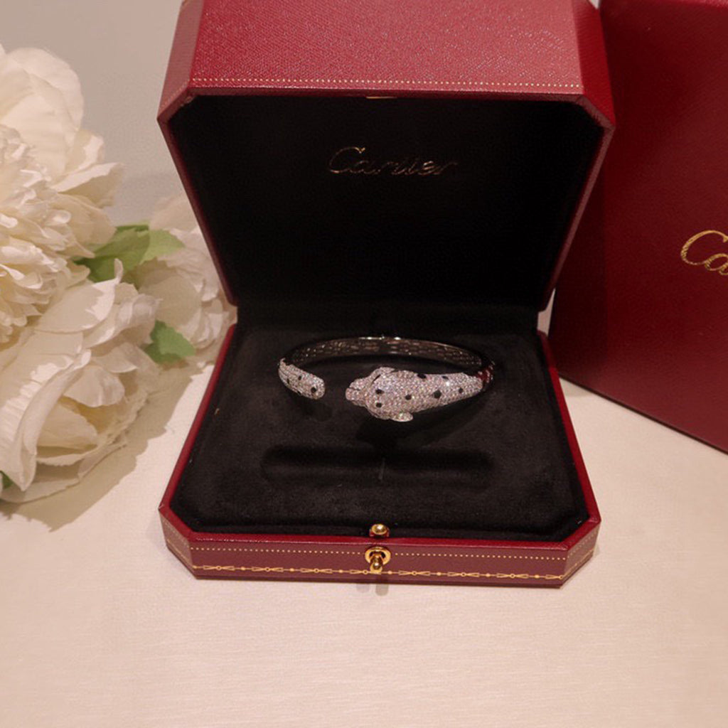 [Noble Aura jewelry]PANTHERE BIG BRACELET DIAMONDS
