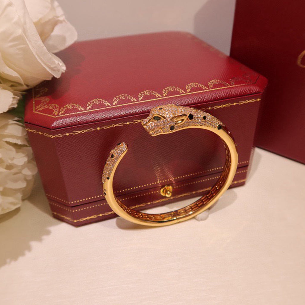 [Noble Aura jewelry]PANTHERE BIG BRACELET DIAMONDS