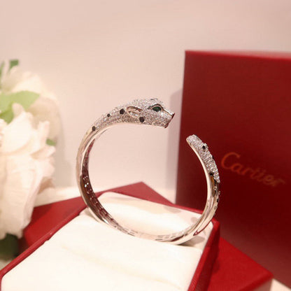 [Noble Aura jewelry]PANTHERE BIG BRACELET DIAMONDS