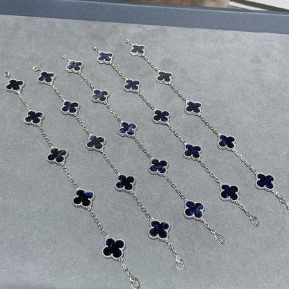 [Noble Aura jewelry]CLOVER 5 MOTIF PIETERSITE BRACELET COLLECTION