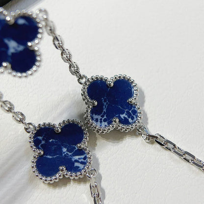 [Noble Aura jewelry]CLOVER 5 MOTIF PIETERSITE BRACELET COLLECTION