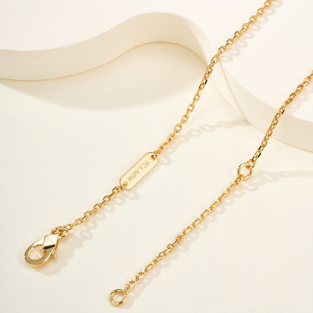 [Noble Aura jewelry]FLOWERLACE NECKLACE 5 DIAMONDS