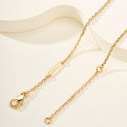 [Noble Aura jewelry]FLOWERLACE NECKLACE 5 DIAMONDS