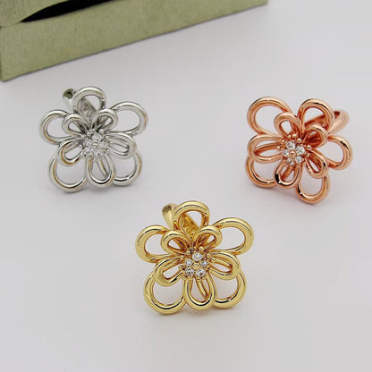 [Noble Aura jewelry] FLOWERLACE RING 5 DIAMONDS