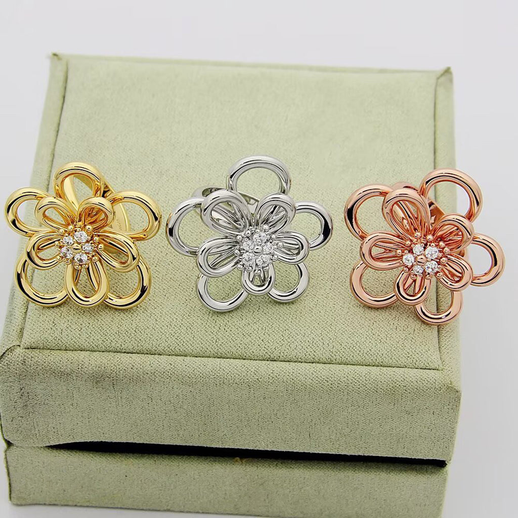 [Noble Aura jewelry] FLOWERLACE RING 5 DIAMONDS