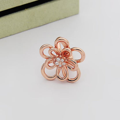 [Noble Aura jewelry] FLOWERLACE RING 5 DIAMONDS