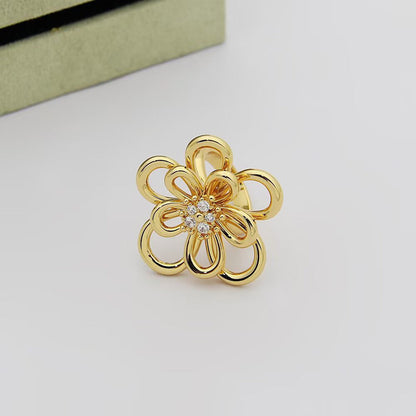 [Noble Aura jewelry] FLOWERLACE RING 5 DIAMONDS