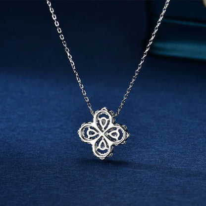 [Noble Aura jewelry]LOOP NECKLACE FULL MOTIF DIAMOND 16MM MULTIPLE COLORS