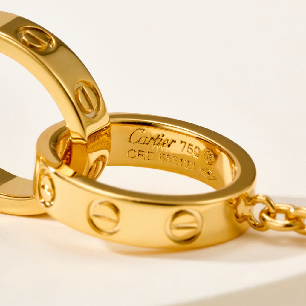 [Noble Aura jewelry]LOVE BRACELET DOUBLE RING