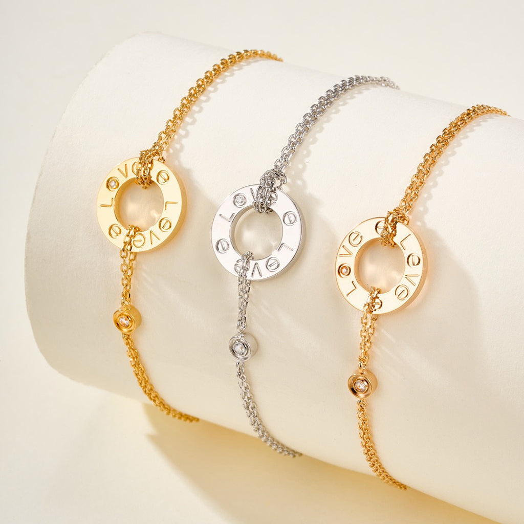 [Noble Aura jewelry]LOVE BRACELET 2 DIAMOND