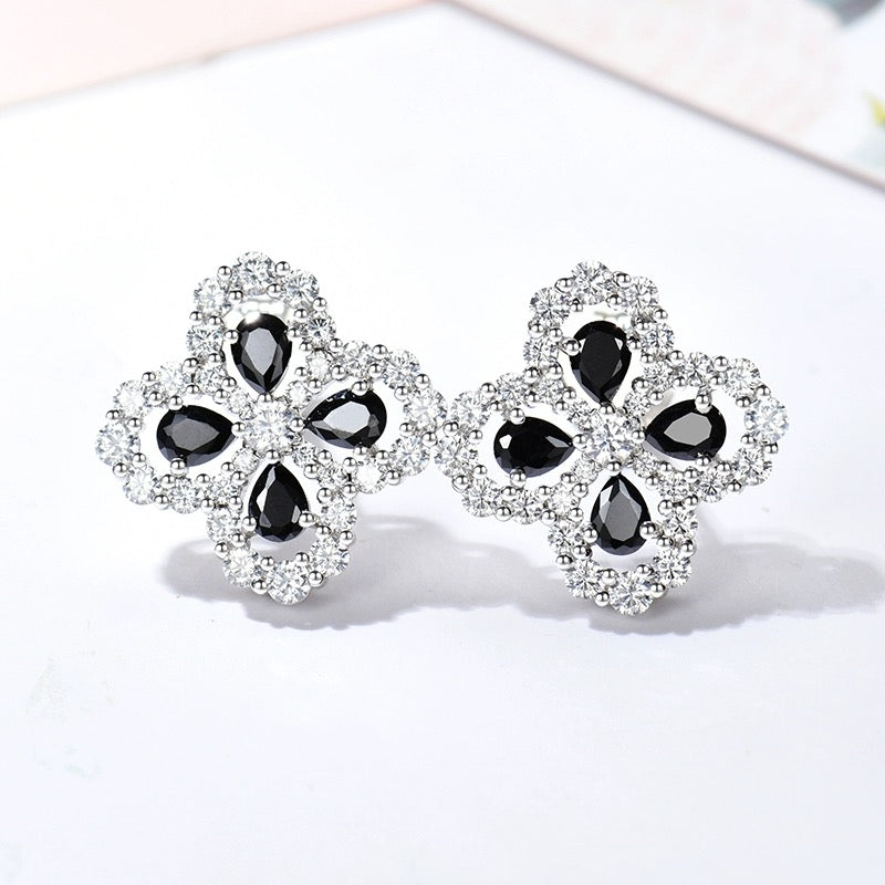 [Noble Aura jewelry]LOOP EARRINGS FULL MOTIF DIAMOND 16MM
