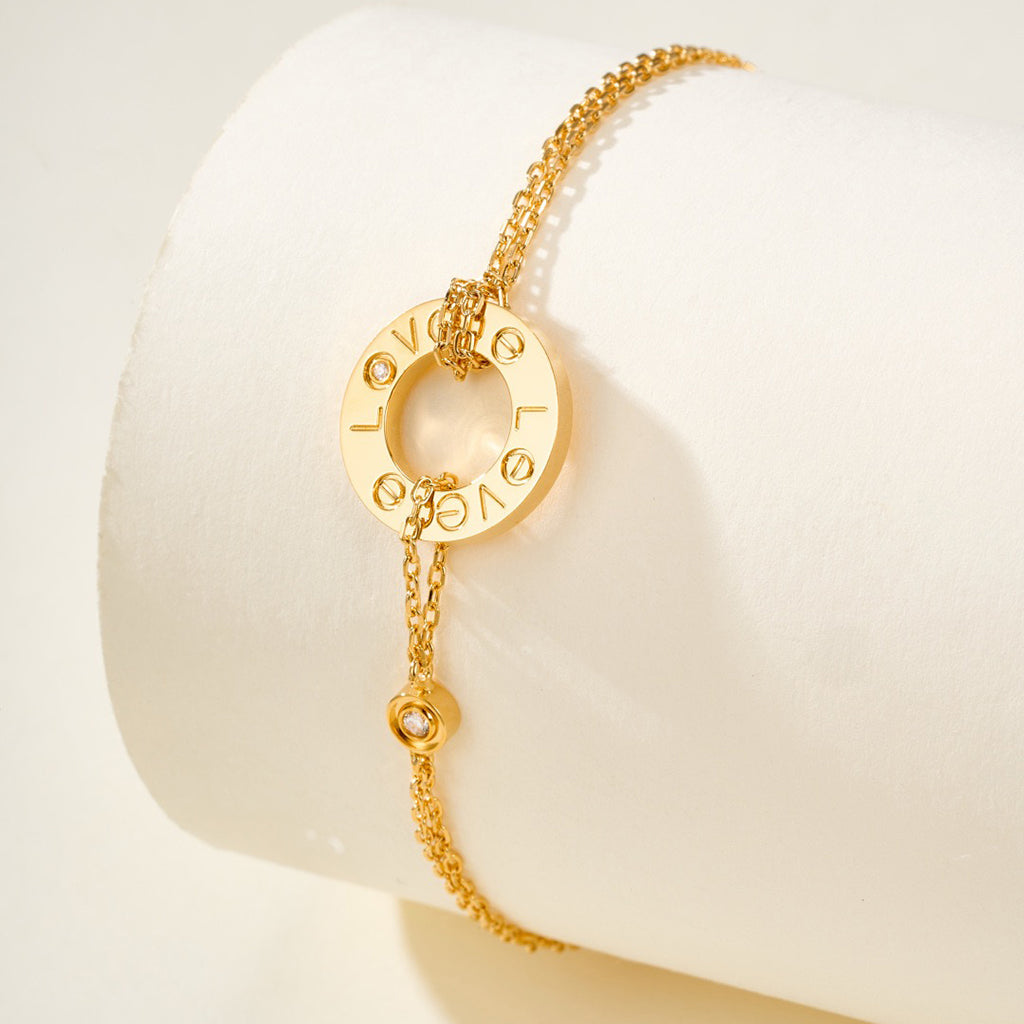 [Noble Aura jewelry]LOVE BRACELET 2 DIAMOND