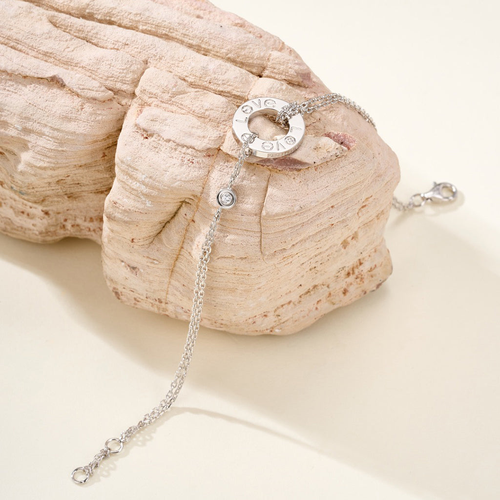 [Noble Aura jewelry]LOVE BRACELET 2 DIAMOND