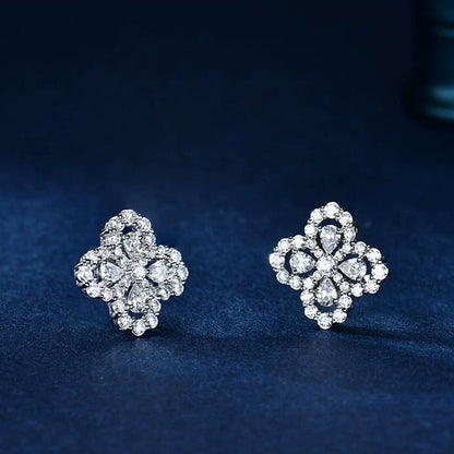 [Noble Aura jewelry]LOOP EARRINGS FULL MOTIF DIAMOND 16MM