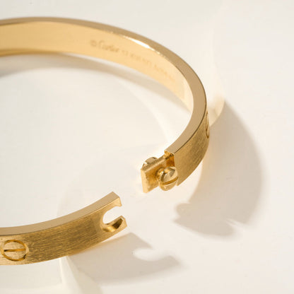 [Noble Aura jewelry]LOVE BRACELET 6.1MM BRUSHED