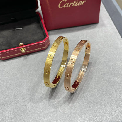 [Noble Aura jewelry]LOVE BRACELET 6.1MM BRUSHED
