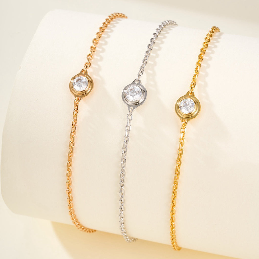 [Noble Aura jewelry]DAMOUR BRACELET 1 DIAMOND