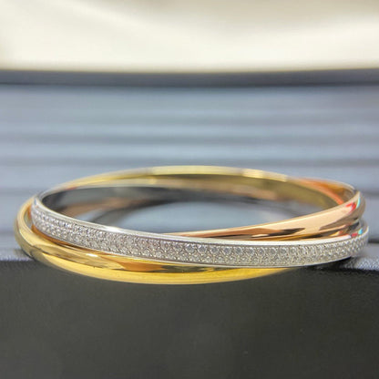 [Noble Aura jewelry]TRINITY 2.8MM SMALL BRACELET
