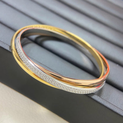 [Noble Aura jewelry]TRINITY 2.8MM SMALL BRACELET