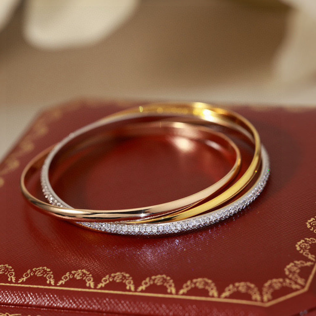 [Noble Aura jewelry]TRINITY 2.8MM SMALL BRACELET