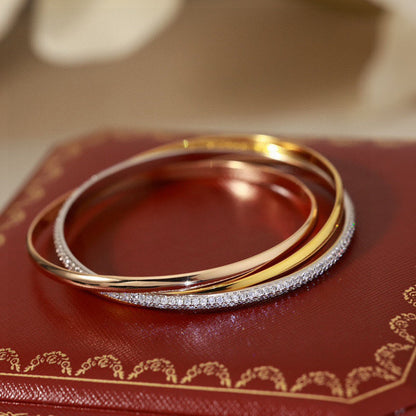 [Noble Aura jewelry]TRINITY 2.8MM SMALL BRACELET