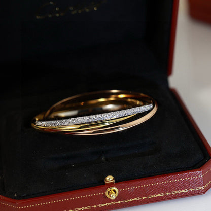 [Noble Aura jewelry]TRINITY 2.8MM SMALL BRACELET