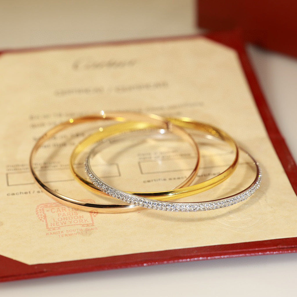 [Noble Aura jewelry]TRINITY 2.8MM SMALL BRACELET